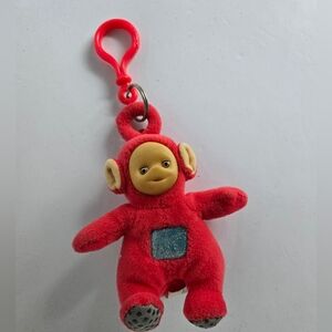 Teletubbies PO Red Clip on Keychain